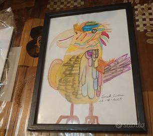 Primo piano di pappagallo variopinto