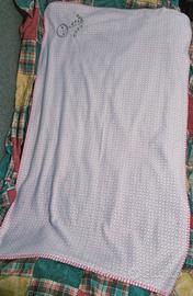 copertina neonato in lilla 