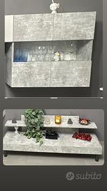 Mobile tv e credenza/cubo