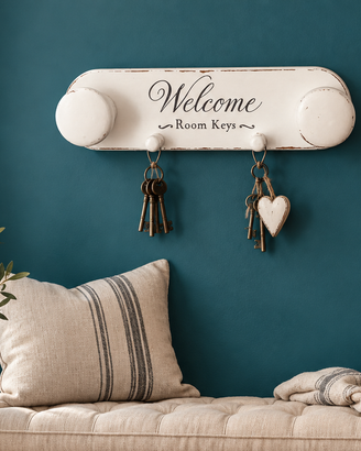 Attaccapanni Portachiavi Shabby Chic Legno