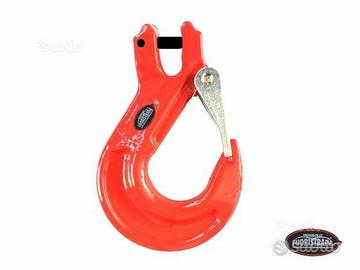 Gancio a forcella per verricello e catene