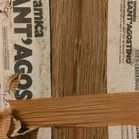 Piastrelle finto parquet  colore noce medio 120x20