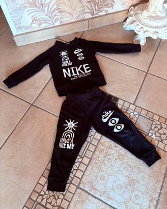 Tuta Nike bambino 2-3 anni (3T) nera