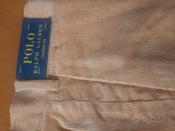 pantalone velluto a coste ralph lauren