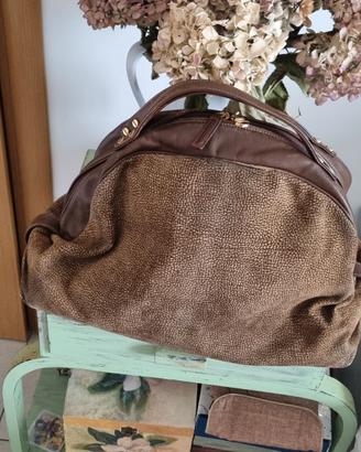 Borsa  Borbonese  in tapiro  vintage 