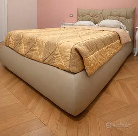 Letto in pelle ad una piazza e mezza