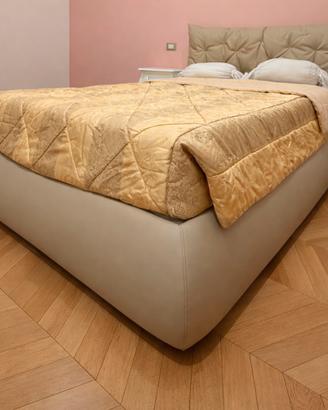 Letto in pelle ad una piazza e mezza