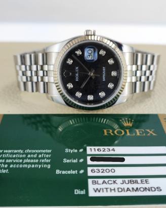 Rolex Datejust 36 Ref. 116234 Warranty