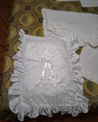 Completo Lenzuola e Piumino Carrozzina Unisex