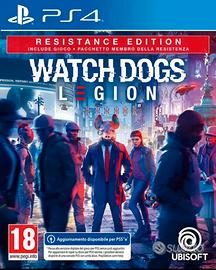 Watch Dog Legion PS4 resistance edition