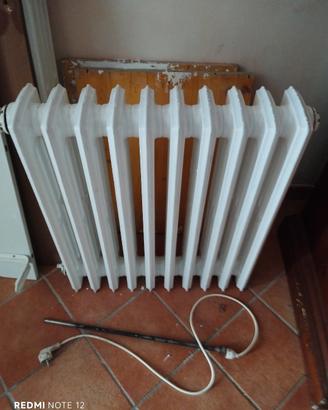 due termosifoni in ghisa 