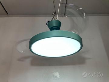 Ventilatore soffitto Led D.106 verde + telecomando