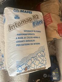 Intonaco Mapei Intomap R2 Fibro