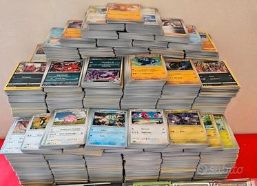 500 carte Pokemon Italiane originali nuove 