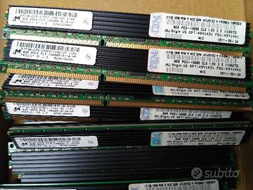 RAM 8Gb DDR3 PC3 ECC per SERVER certificate IBM