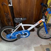 MTB 16 pollici Decatlon Btwin con ruote laterali