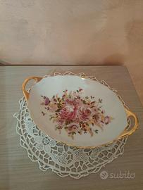 Vecchio vassoio in ceramica marchiato P. Limoges