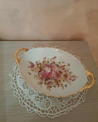 Vecchio vassoio in ceramica marchiato P. Limoges