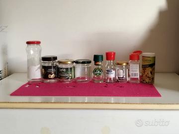 Set di 11 Barattoli per Spezie e Condimenti