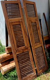 Porta persiana legno massello 