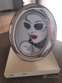 Cornice ovale Valenti in argento  - nuova