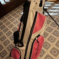 Golf carrello sacca e mazze in acciaio e carbonio