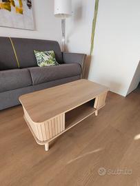 Tavolino nuovo in legno di bambù 