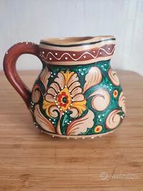 Brocca vintage Santucci Deruta – dipinta a mano