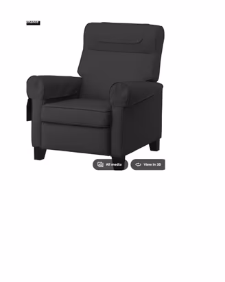 IKEA poltrona MUREN nero