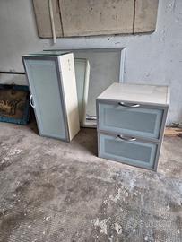 mobili bagno ikea + specchio