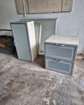mobili bagno ikea + specchio