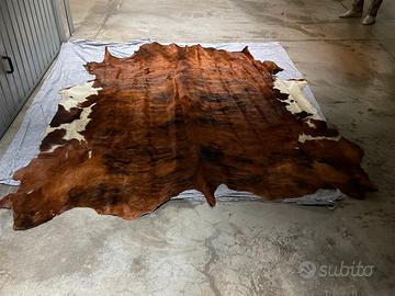 Stola / tappeto in pelle di cavallo naturale