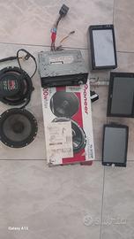 stereo 2 din 1 din casse kit ruote auto subwoofer 