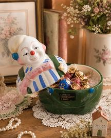 scatola originale fatto a mano clown 