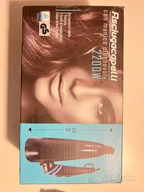 Asciugacapelli con manico pieghevole nuovo