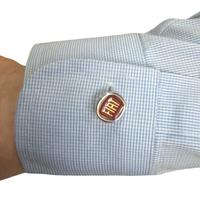 Set di 2 gemelli a catena logo Fiat