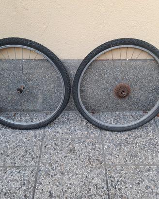 coppia cerchi mtb 26