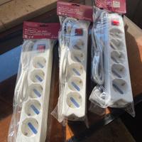 Multiprese elettriche con interruttore misure div