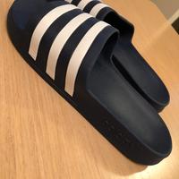 Ciabatte Adidas blu e bianco n. 40