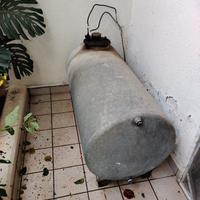 serbatoio cisterna orizzontale 1000 litri zincato