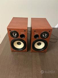 Coppia Casse SONY in Legno