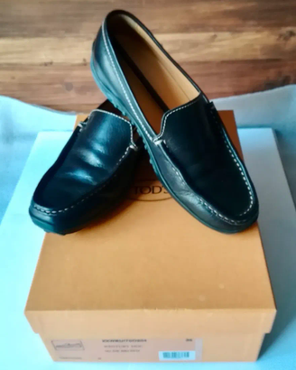 TODS MOCASSINO DONNA COLORE NERO MISURA 35