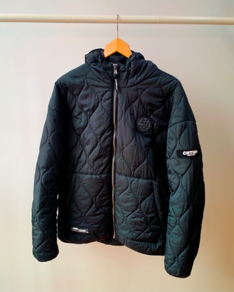 FSBN Giacca nera con cappuccio XL