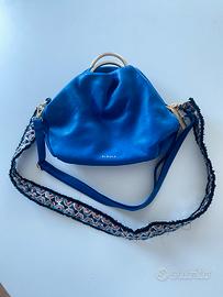 Borsa ÀLMALA Firenze in pelle blu – come nuova