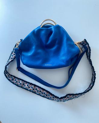 Borsa ÀLMALA Firenze in pelle blu – come nuova