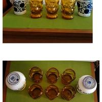 6 BICCHIERI FABBRI SALOMONE PACIOCCONE + 2 VASI