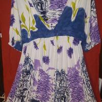 Vestito mini abito casacca donna taglia L Northlan