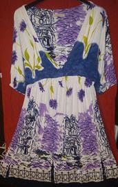 Vestito mini abito casacca donna taglia L Northlan