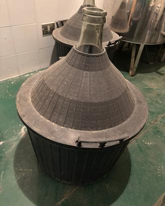 Damigiana in vetro da 54 LT.