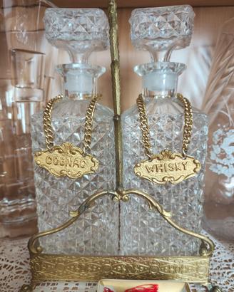 Bottiglie in cristallo da collezione